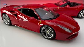 Unboxed Ferrari 488 GTB and California T | ( Realistic Die cast Model Car ) Hot Wheels 1/18 scale
