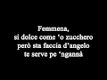 totò malafemmena testo lyrics