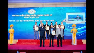Nhà trường nhận giải "Thương hiệu vàng chất lượng quốc tế năm 2025"