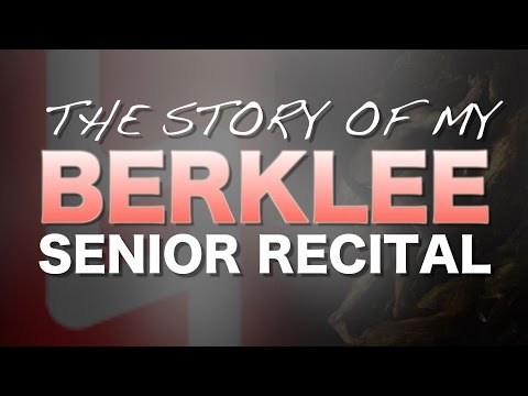 My Berklee senior recital
