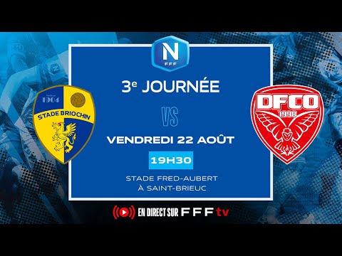 J3 I Stade Briochin vs Dijon FCO en replay (0-0) I National FFF 2025-2026
