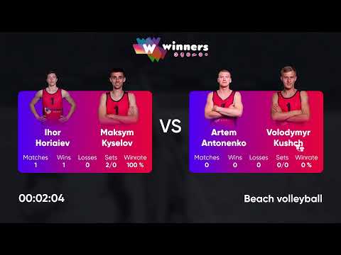 16:55 A. Kotelenets / V. Shapoval - I. Romanenko / V. Avramenko 15.10.2022 |Winners Beach Volleyball