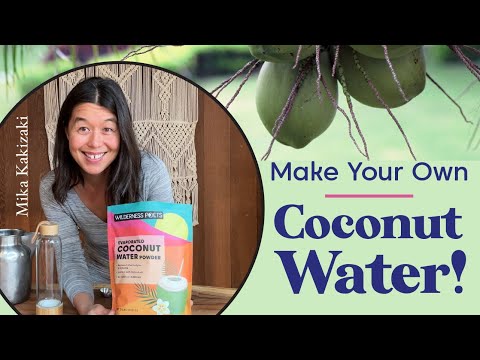 Coconut Water Powder, Evaporated, 4 oz (113 g)