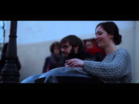 Street Music in Paris - Amazing Hang Drum I  - Lumi handpan duo