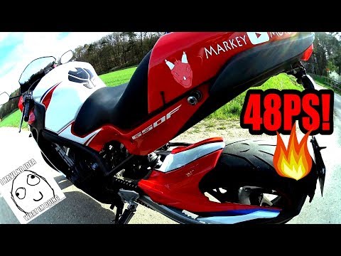 Absolutely awesome! //Akrapovic Honda CBR650F test ride