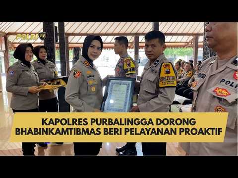 KAPOLRES PURBALINGGA DORONG BHABINKAMTIBMAS BERI PELAYANAN PROAKTIF