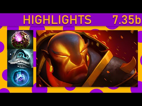 ⭐Emo Ember Spirit 20+ Kills! Mid Highlights 7.35b - Dota 2 Top MMR