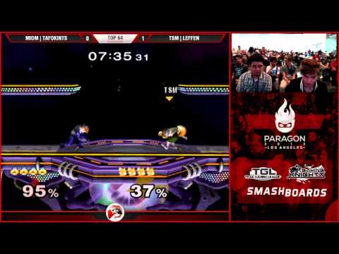Paragon LA - MIOM | Tafokints (Sheik) Vs. TSM | Leffen (Fox) SSBM - Smash Melee