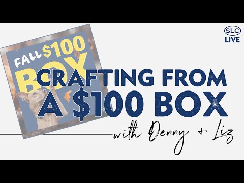 Crafting From A $100 Box w/ Denny + Liz
