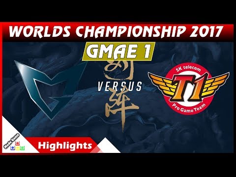 SKT vs SSG Highlights Game 1 - SK Telecom T1 vs Samsung Galaxy World Championship 2017 Finals