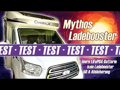 Charging booster myth – DO NOT imitate it! TEST with empty lithium (LiFePO4) batteries