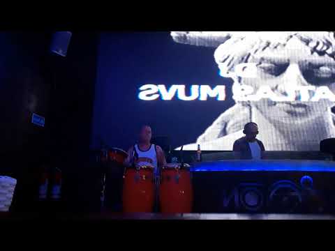 dj atlas muvs & martin werkman live percussion at cocoon phuket