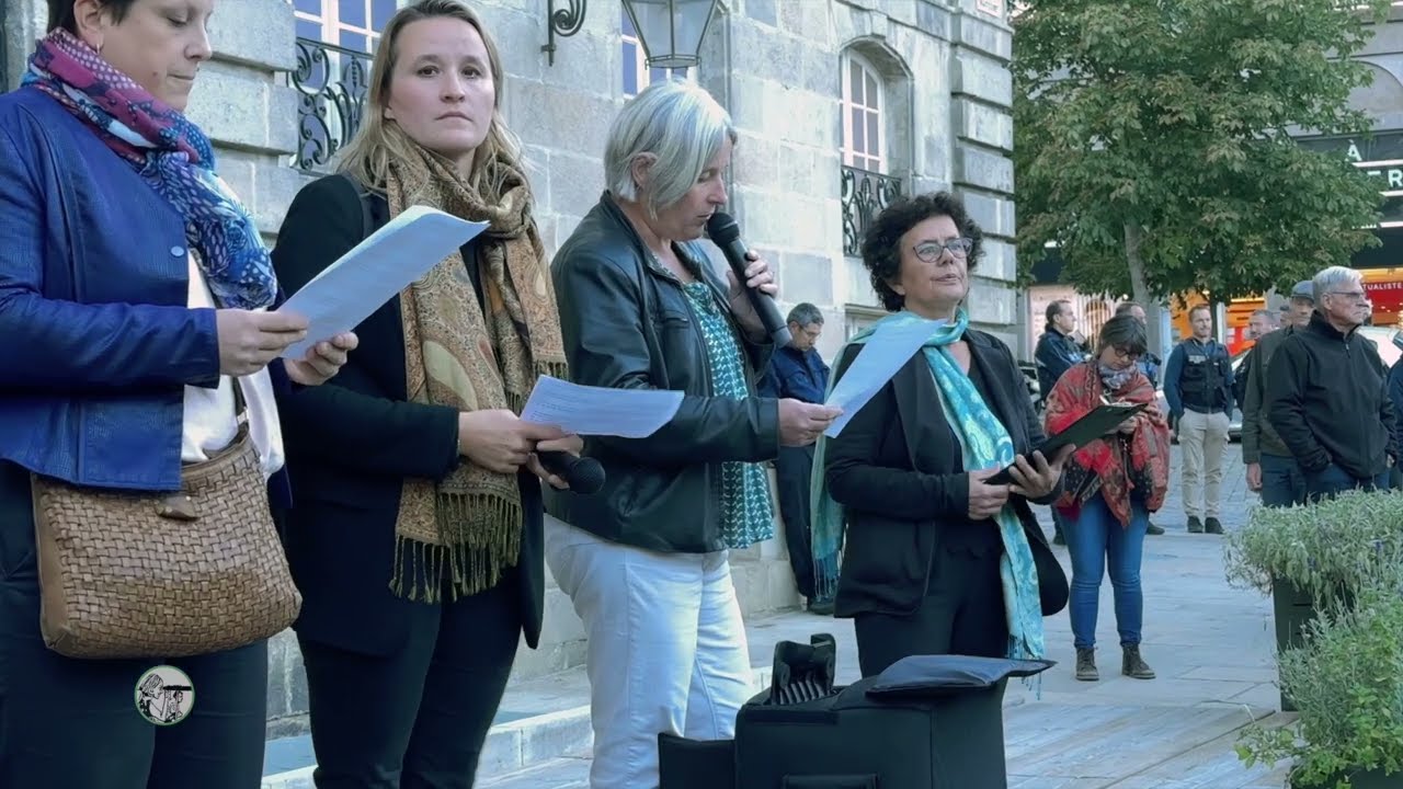 Hommage aux victimes de l'attaque du lycée d'Arras