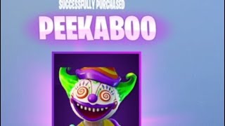 buying the new peekaboo skin fortnite - fortnite peekaboo combo