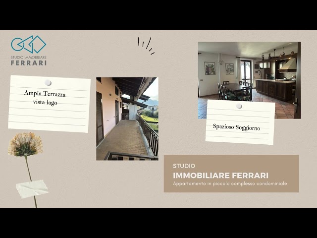 Appartamento a Sale Marasino in posizione panoramica vista lago