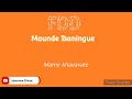 FDD MAUNDE Mame Khavavate Maunde Tsaningue áudio Inharrime Oficial