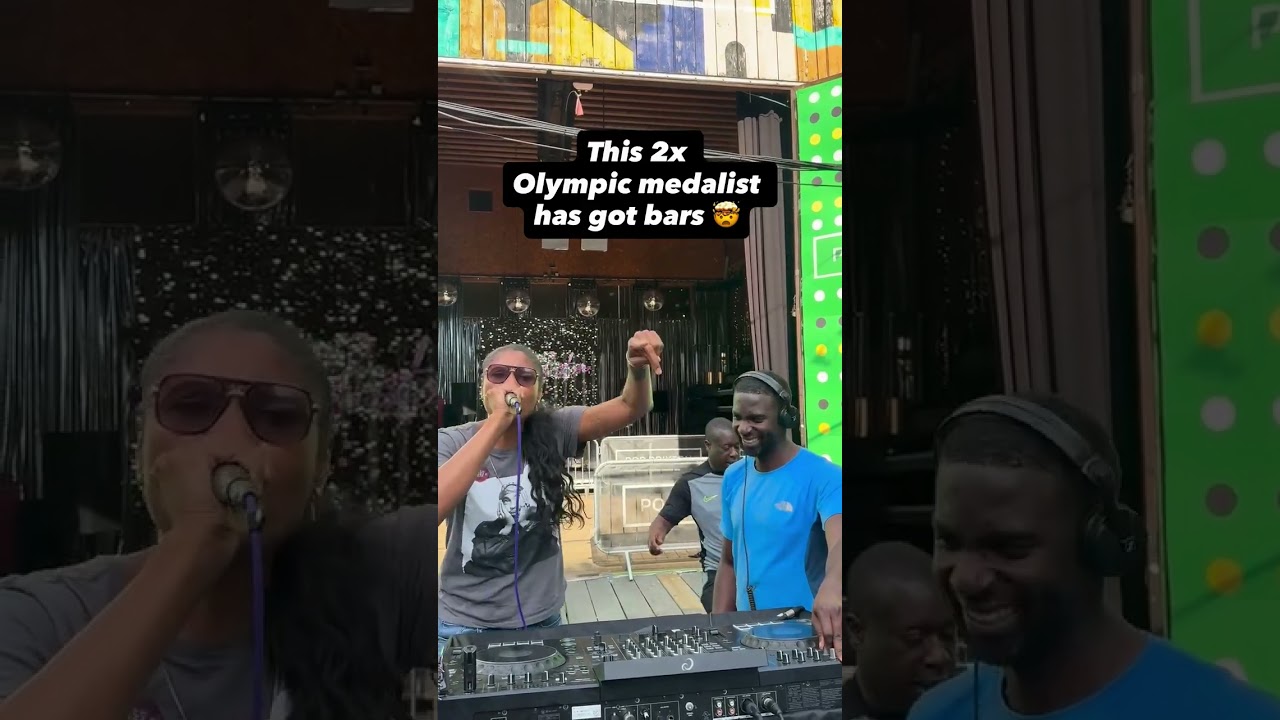 This 2x Olympic medalist has got bars 👀🤯🔥🔥#djagonline #teamag #ukdj #tiktokdj AG Fest 2026 -
