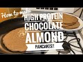 High Protein Gluten Free Chocolate Almond Pancakes