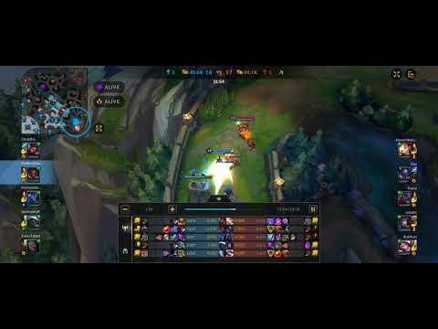 Lucian vs Ahri. Solo kill in Platinum Replay