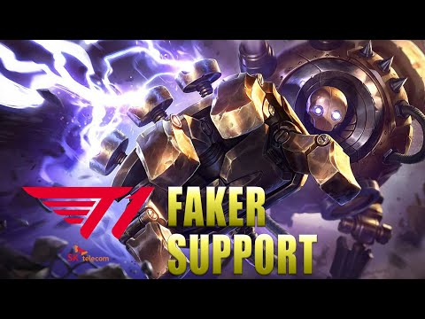 T1 Faker BLITZCRANK vs THRESH | Support | GrandMaster | Korea | 7/5/28