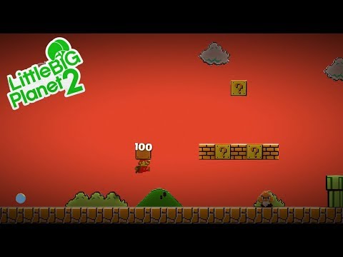 LittleBigPlanet 2 - Super Mario Bros Remix 1-1: 8-bit NES