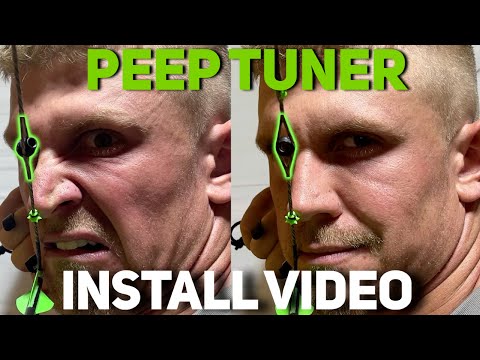 How To Install The Bowmar Archery Peep Tuner | Fix Your Peep Rotation |