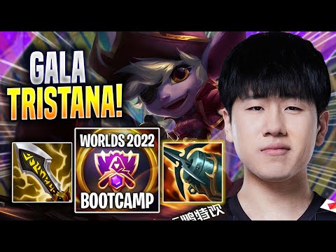 GALA IS A MONSTER WITH TRISTANA! - RNG GALA Plays Tristana ADC vs Twitch! | Bootcamp 2022