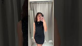 Definitely go a size up! #blackminidress