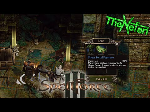 Ulyass Portal Keystone and Shield of Deadly Allure   Unknown Island [Spellforce 3 #62]
