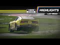 Logano slides across front stretch at Las Vegas