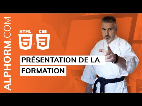 Vidéo présentation de la formation HTML et CSS pour débutant