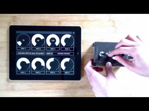 DIY USB-MIDI Controller: Arduino, FW: Hiduino, 4051 Mulitplexer & 3 Pots