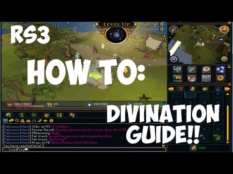 Runescape 3 | How to: Divination Guide w/ Commentary 2013 | LinedFury