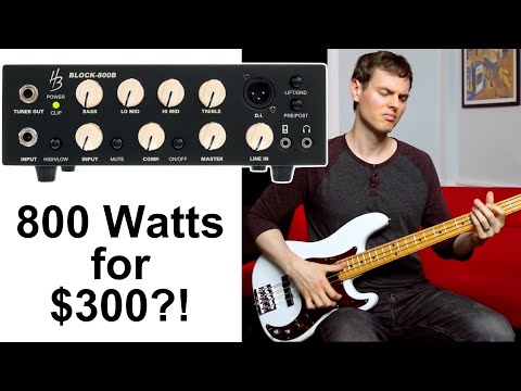 BUDGET BASS HEAD with POWER - The Harley Benton BLOCK-800B
