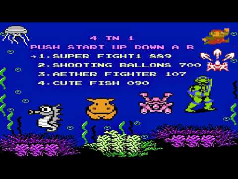 90’s Nostalgia! NES 4 in 1 Classic Kids Games Edition