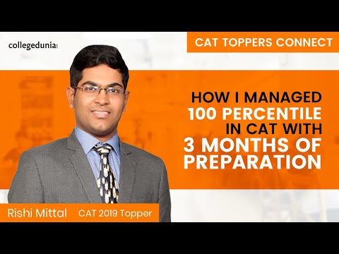 CAT 2021 Preparation : Strategy that helped me crack CAT in 3 months | CAT 100 %iler