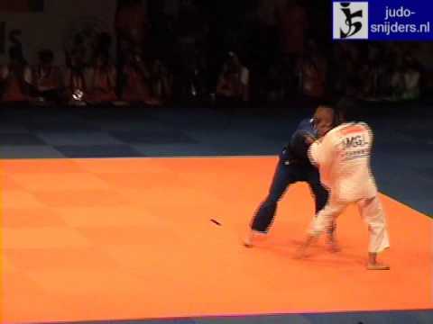 Judo 2009 Rotterdam: Willeboordse (NED) - Tsedevsuren (MGL) [-63kg].