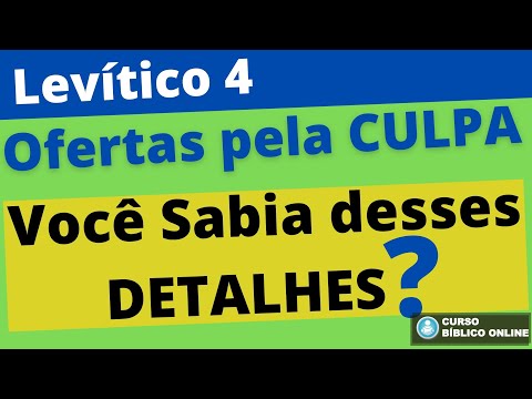 Leviticus 4 - The Guilt Offering - Did You Know These Details?