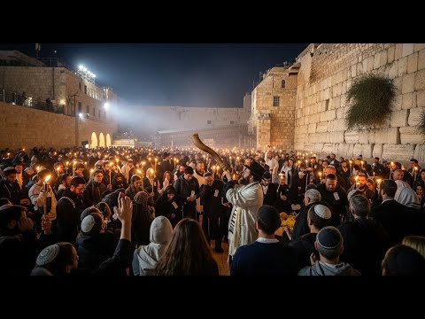 The Prophecy Fulfilled Today, October 31, in Jerusalem – Shofar inspires holy vigil