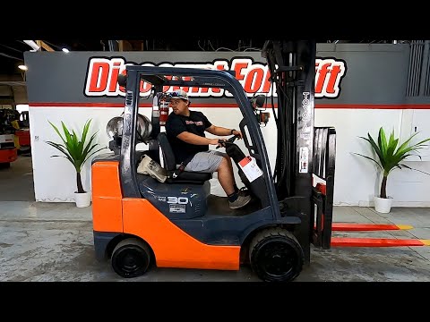 TOYOTA 8-series 8FGCU30 6,000lb LP (Propane) #3134 - Forklift for Sale