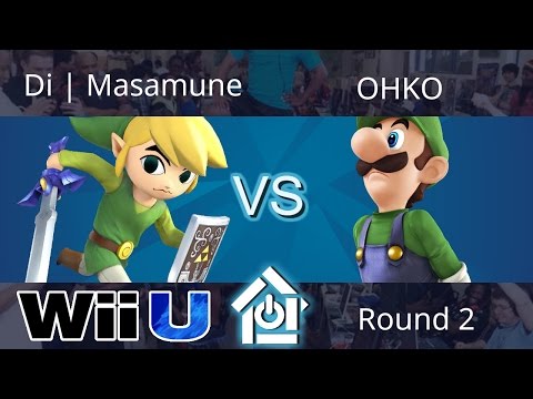 Gwinnett Brawl 3/4/17 - Di | Masamune (Toon Link) vs OHKO (Luigi) - Smash 4 Round 2