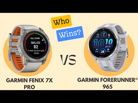 Garmin Fenix 7X PRO Sapphire Solar Edition vs Forerunner 965 | 5-minute Tech Clash