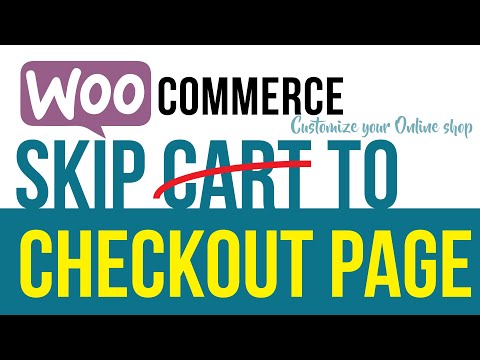 Skip Cart to Checkout Page in Woocommerce in 3 mins