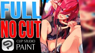 Full Process uncut and Un-Edited IRyS Artwork! No AI