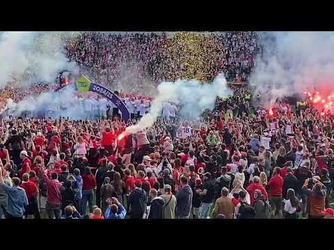 SK Slavia Praha - Banik Ostrava 3:0 Oslavy titulu na hristi. 5 Kolo Nadstavby. 5.25.2025 Eden Soccer