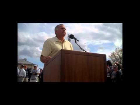 Erk Russell Statue Unveiling at Paulson Stadium 12-1-2012