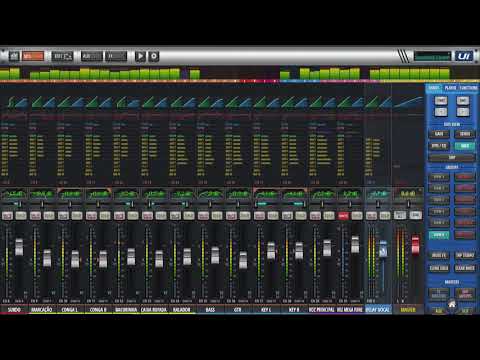 Soundcraft UI24R ( mixagem de pagodão )