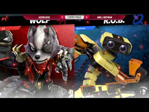VS Weekly 12/27/18 - Losers Finals - AzureJose (Wolf) vs AMG | 8BitMan (ROB) - SSBU