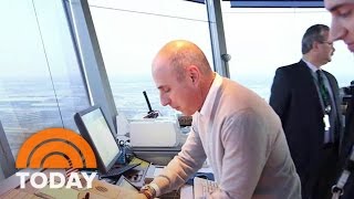 Matt Lauer Worked In An Air Traffic Control Tower – And No One Got Hurt! | TODAY