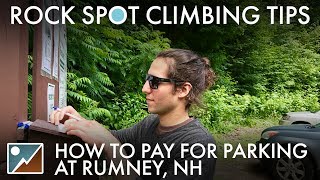 How to pay for parking at Rumney, NH